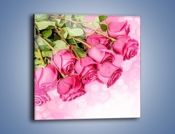 Obraz na płótnie – Róże do góry nogami – jednoczęściowy kwadratowy K270