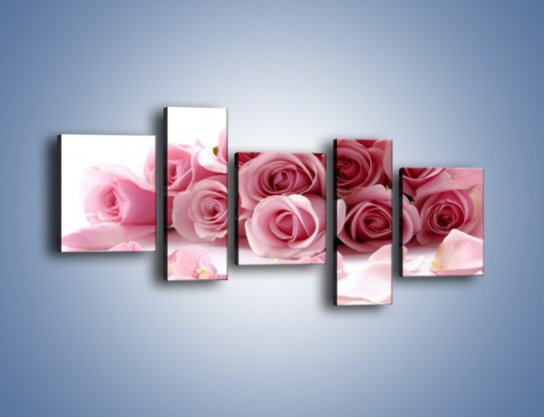 Obraz na płótnie – Nadal piękne róże – pięcioczęściowy K167W7