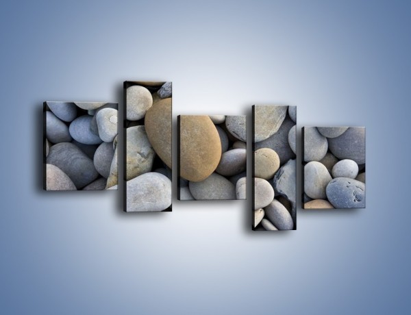 Obraz na płótnie – Kamienie duże i małe – pięcioczęściowy O006W7