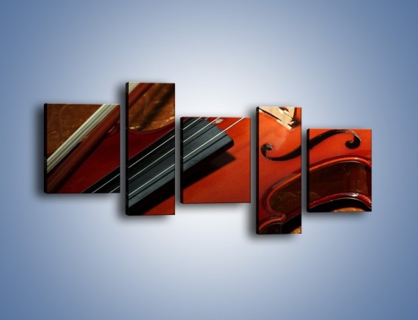 Obraz na płótnie – Instrument i muzyka poważna – pięcioczęściowy O025W7