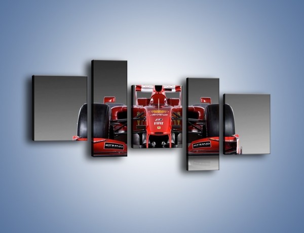 Obraz na płótnie – Scuderia Ferrari Formula 1 – pięcioczęściowy TM061W7
