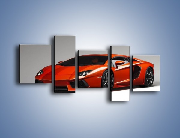 Obraz na płótnie – Lamborghini Aventador – pięcioczęściowy TM067W7
