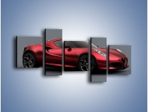 Obraz na płótnie – Alfa Romeo 4C Coupe – pięcioczęściowy TM140W7