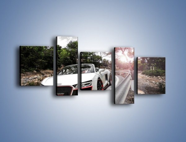 Obraz na płótnie – Audi R8 V10 Spyder – pięcioczęściowy TM209W7