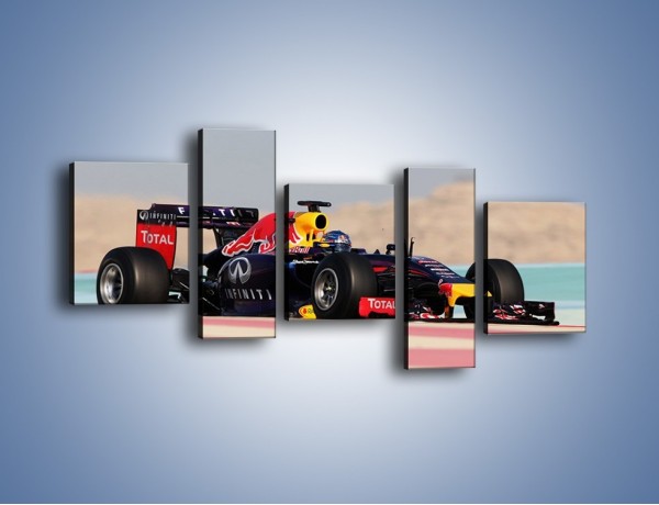 Obraz na płótnie – F1 Infiniti Red Bull – pięcioczęściowy TM241W7