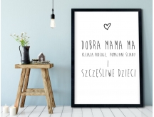 Plakat lub Obraz - Co ma dobra mama