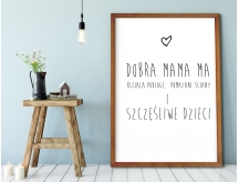 Plakat lub Obraz - Co ma dobra mama