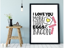 Plakat lub Obraz - I love You more than...