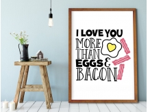 Plakat lub Obraz - I love You more than...