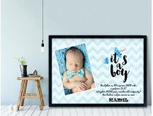 Plakat lub Obraz - Metryczka it's a boy