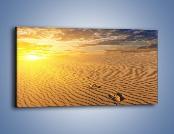 Obraz na płótnie – Leniwym krokiem w stronę słońca – jednoczęściowy panoramiczny KN843