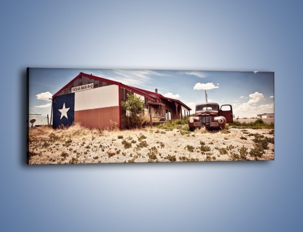 Obraz na płótnie – Autem przez texas – jednoczęściowy panoramiczny KN874