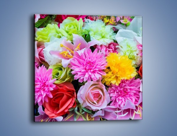 Obraz na płótnie – Wszystkie kwiaty lata – jednoczęściowy kwadratowy K464