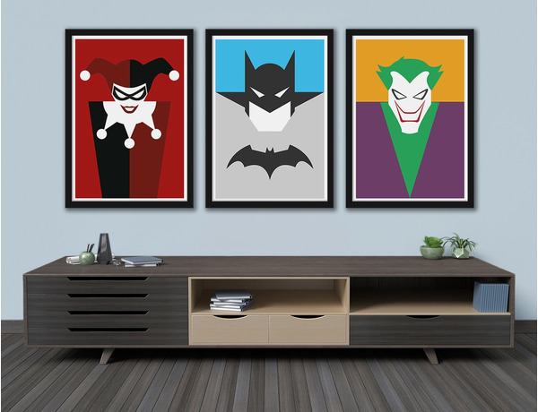Harley Quinn, Batman i Joker