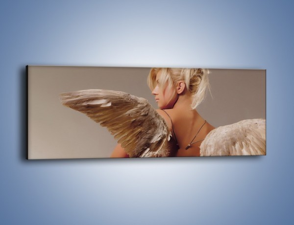 Obraz na płótnie – Kobieta ubrana w skrzydła – jednoczęściowy panoramiczny L060