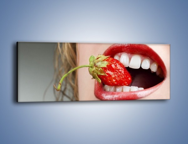Obraz na płótnie – Mocny chwyt zębami – jednoczęściowy panoramiczny L122
