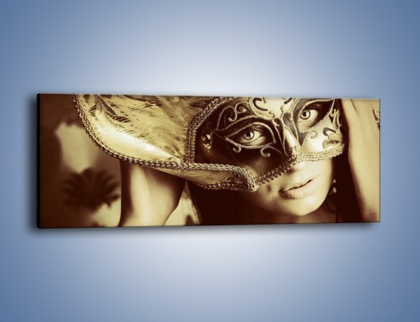 Obraz na płótnie – Piękno ukryte pod maską – jednoczęściowy panoramiczny L167