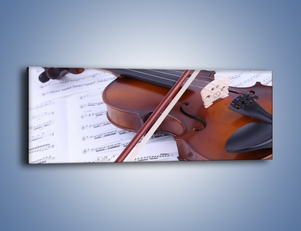 Obraz na płótnie – Melodia grana na skrzypcach – jednoczęściowy panoramiczny O003
