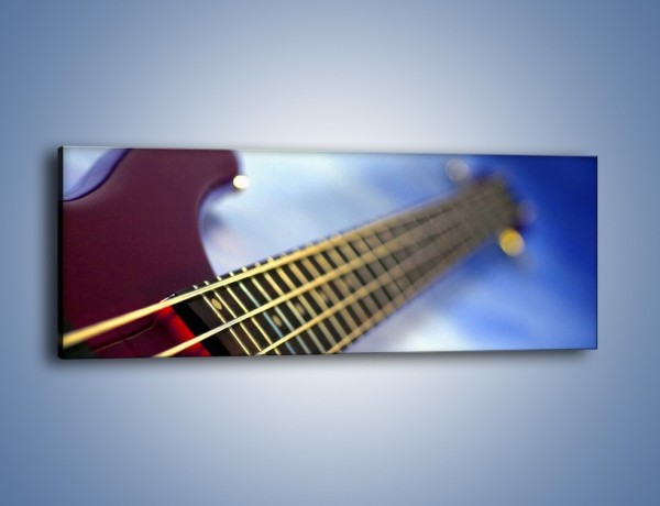 Obraz na płótnie – Gitara z bliska – jednoczęściowy panoramiczny O088