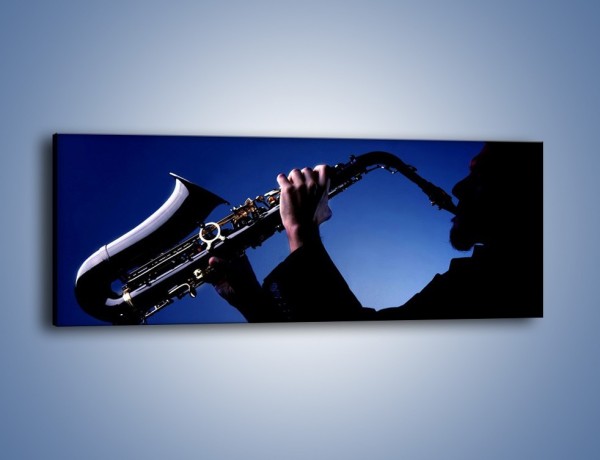 Obraz na płótnie – Koncert na saksofonie – jednoczęściowy panoramiczny O110