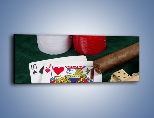 Obraz na płótnie – Męski świat hazardu – jednoczęściowy panoramiczny O121