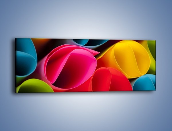 Obraz na płótnie – Kolorowe rulony – jednoczęściowy panoramiczny O217