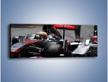 Obraz na płótnie – McLaren Mercedes Monaco GP – jednoczęściowy panoramiczny TM076