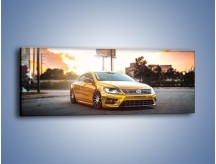 Obraz na płótnie – Volkswagen Passat CC Tuning Gold – jednoczęściowy panoramiczny TM082