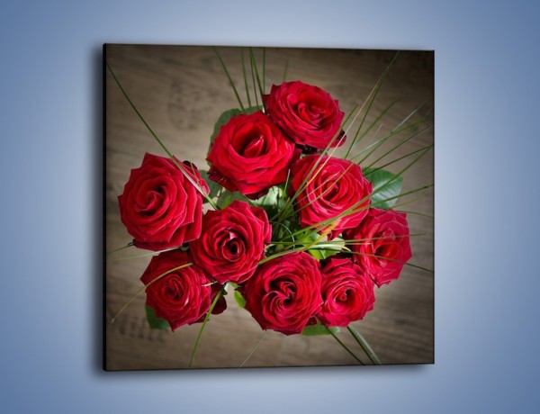 Obraz na płótnie – Pospolita wiązanka z róż – jednoczęściowy kwadratowy K864