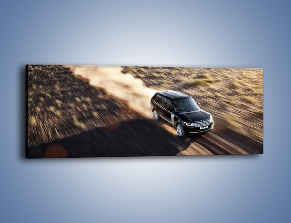 Obraz na płótnie – Range Rover na bezdrożach – jednoczęściowy panoramiczny TM126