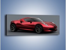 Obraz na płótnie – Alfa Romeo 4C Coupe – jednoczęściowy panoramiczny TM140