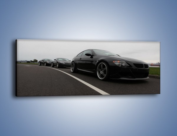 Obraz na płótnie – Luksusowe samochody na drodze – jednoczęściowy panoramiczny TM179