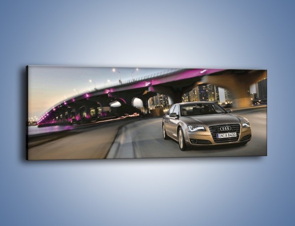 Obraz na płótnie – Audi A8 – jednoczęściowy panoramiczny TM188