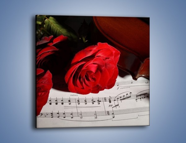 Obraz na płótnie – Sonety pisane miłością do róż – jednoczęściowy kwadratowy K906