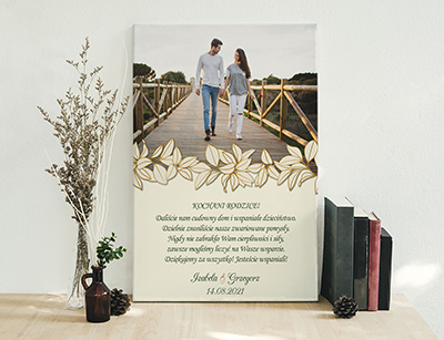 Plakat lub obraz - Podziękowanie ślubne dla Rodziców - Wzór 05