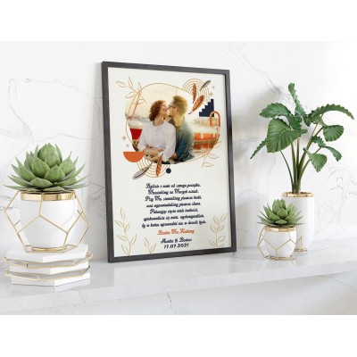 Plakat lub obraz - Podziękowanie ślubne dla Rodziców - Wzór 07