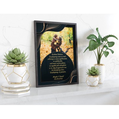 Plakat lub obraz - Podziękowanie ślubne dla Rodziców - Wzór 08