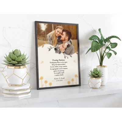 Plakat lub obraz - Podziękowanie ślubne dla Rodziców - Wzór 29