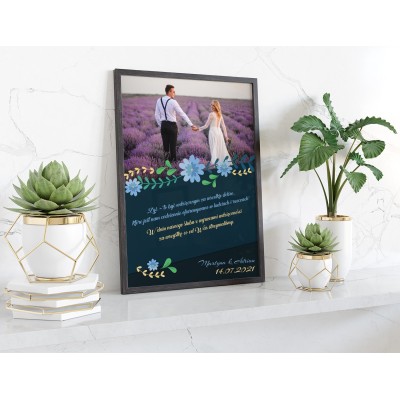 Plakat lub obraz - Podziękowanie ślubne dla Rodziców - Wzór 35