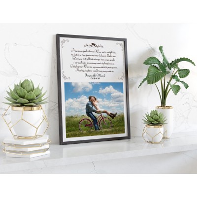 Plakat lub obraz - Podziękowanie ślubne dla Rodziców - Wzór 36