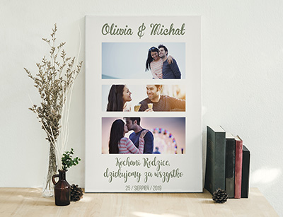 Plakat lub obraz - Podziękowanie ślubne dla Rodziców - Wzór 38