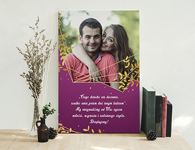 Podziękowanie ślubne dla Rodziców - Wzór 46