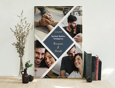 Podziękowanie ślubne dla Rodziców - Wzór 49