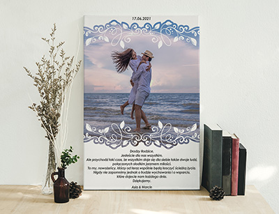 Podziękowanie ślubne dla Rodziców - Wzór 60