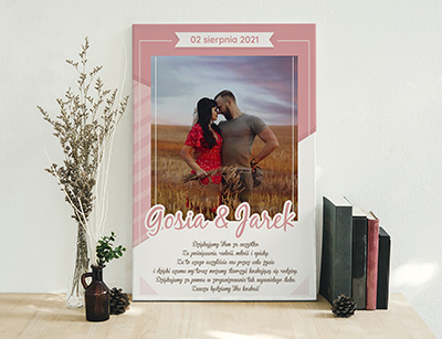 Podziękowanie ślubne dla Rodziców - Wzór 63