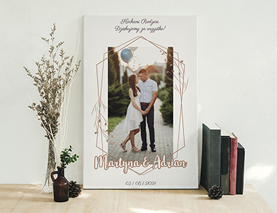 Podziękowanie ślubne dla Rodziców - Wzór 72