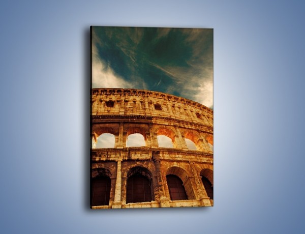 Obraz na płótnie – Koloseum w świetle słońca – jednoczęściowy prostokątny pionowy AM044
