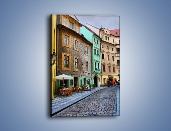 Obraz na płótnie – Złota Ulica w Pradze – jednoczęściowy prostokątny pionowy AM524