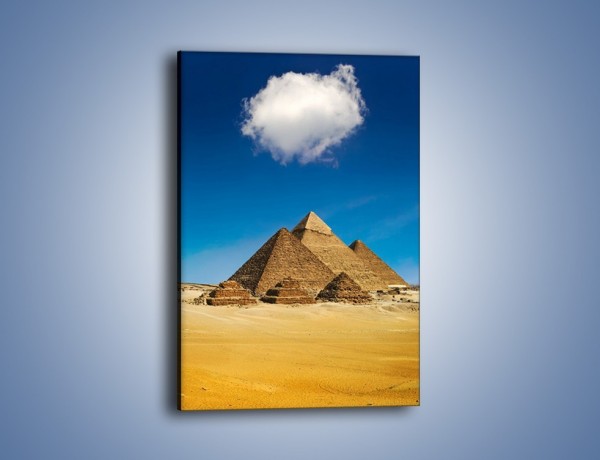 Obraz na płótnie – Piramidy w Egipcie – jednoczęściowy prostokątny pionowy AM723
