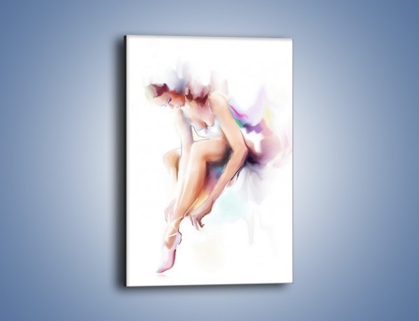Obraz na płótnie – Delikatność baletnicy – jednoczęściowy prostokątny pionowy GR268